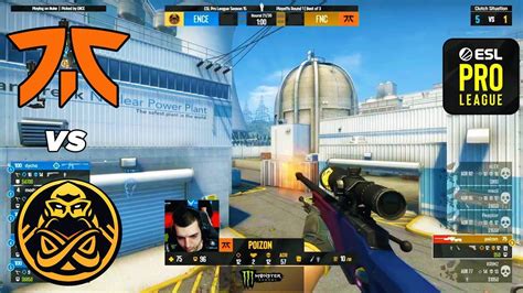 CSGOPLAYOFFS Fnatic vs ENCE HIGHLIGHTS ESL Pro League l CSGO 哔哩哔哩