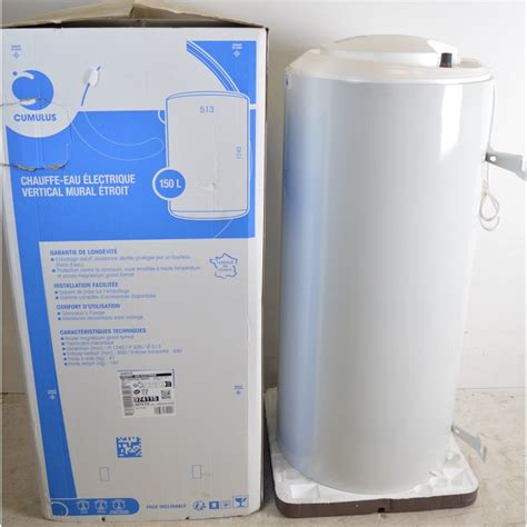 CUMULUS Chauffe Eau 150L Stéatite Vertical Mural Monophasé 974115