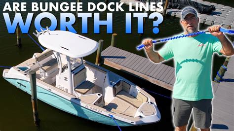 Are Bungee Dock Lines Worth It First Impression Of Boat Lines Dock