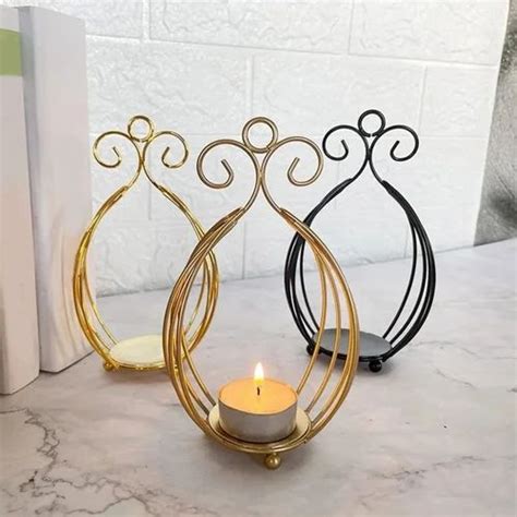 BOBS OVERSEAS Iron Creative Candle Holder For Decoration For Weddings