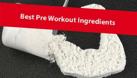 Best Pre Workout Ingredients - SpotMeBro