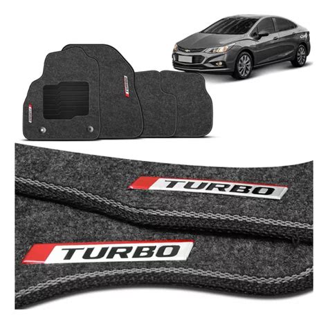 Jogo Tapete Carpete Premium Cruze Turbo 2018 Personalizado