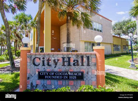 Cocoa Beach City Hall Stock Photo - Alamy