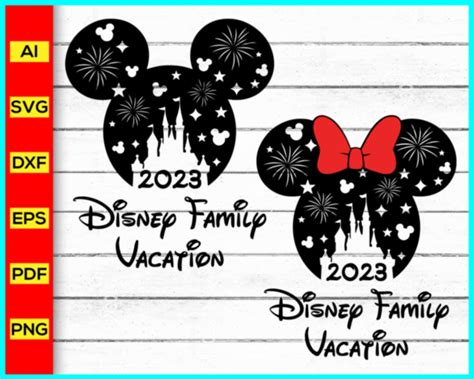 Disney Family Vacation 2023 SVG, Family Trip 2023 SVG, Mouse SVG, Mick ...