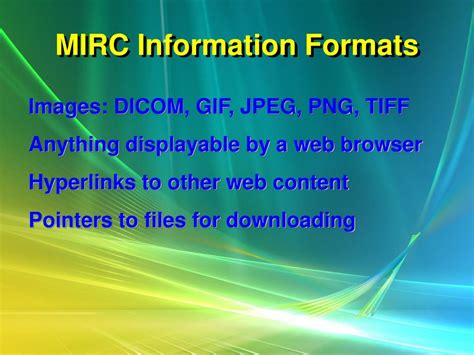 Ppt Mirc Overview Powerpoint Presentation Free Download Id4641237