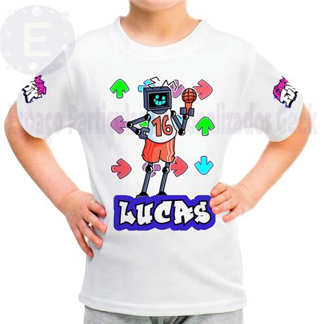 Camiseta Infantil Friday Night Funkin Hex Personalizada Elo7