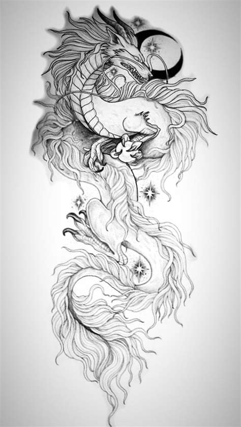 Pinterest Dragon Tattoo Drawing Tattoo Design Drawings Dragon