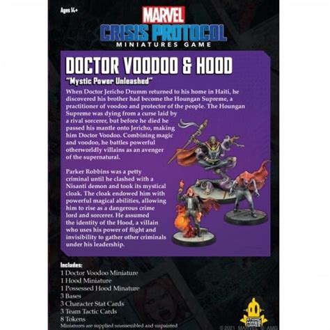 Marvel Crisis Protocol Doctor Voodoo And Hood Gamers Hart