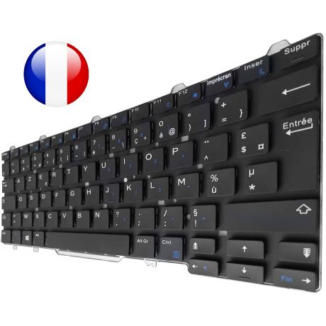 Clavier Dell Latitude 14 5000 Serie E5450 E5470 Français Azerty