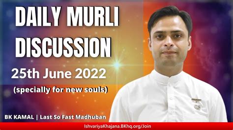 Daily Murli Discussion Aaj Ki Murli Murli Chintan Th June