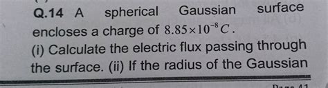 Define Electric Flux Write Its Si Unit