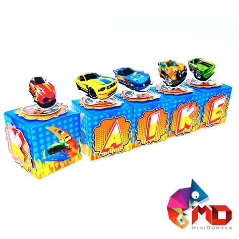 Caixa Cubo Letra ou Número Hot Wheels Elo7