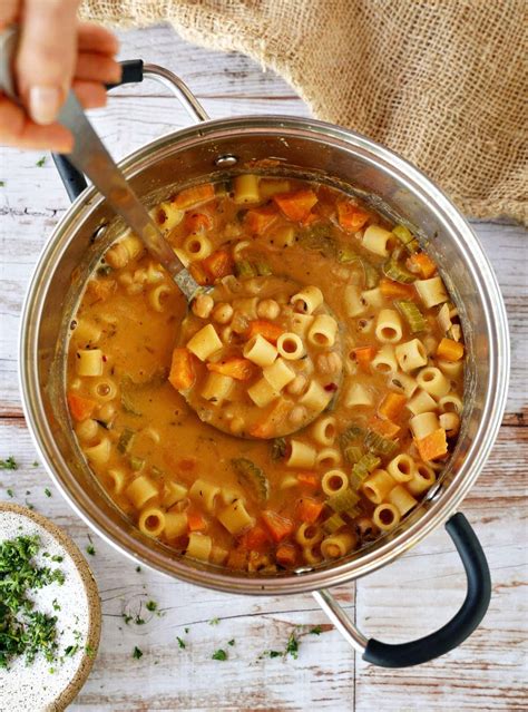 Pasta E Ceci Nudeln Mit Kichererbsen Elavegan