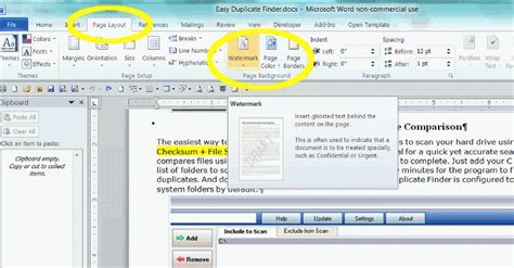 Microsoft word watermark all pages - peryoga