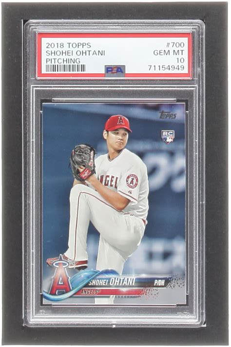 Shohei Ohtani Topps Rc Psa Pristine Auction