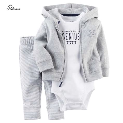 Conjunto de 3 uds 2019 para recién nacidos ropa para bebés y niñas