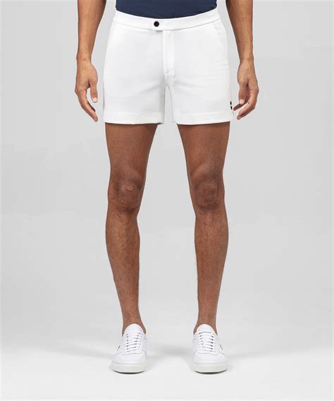 Tennis Shorts: White