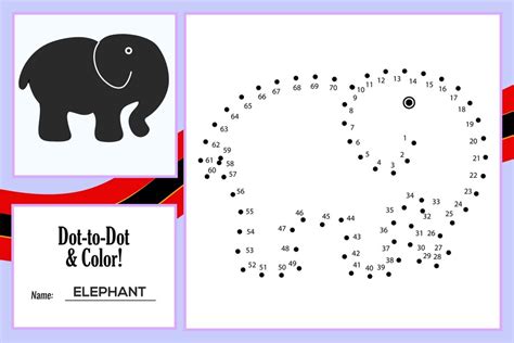 Premium Vector Free Vector Dot To Dot Worksheet With Elephant