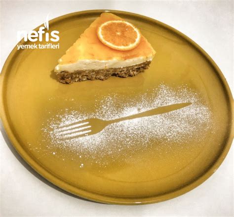 Limonlu Portakallı Cheesecake Fırın Kullanmadan Nefis Yemek Tarifleri