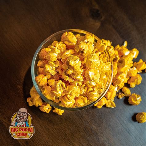 Cheesy Cheddar Popcorn Big Poppa Corn Llc