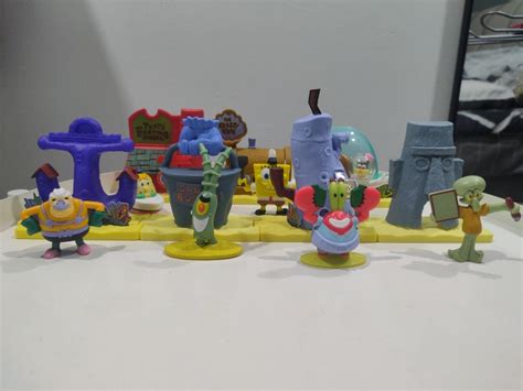 Spongebob Complete Set Bikini Bottom Hobbies Toys Toys Games On Carousell