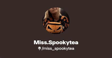 Miss Spookytea Instagram Tiktok Linktree