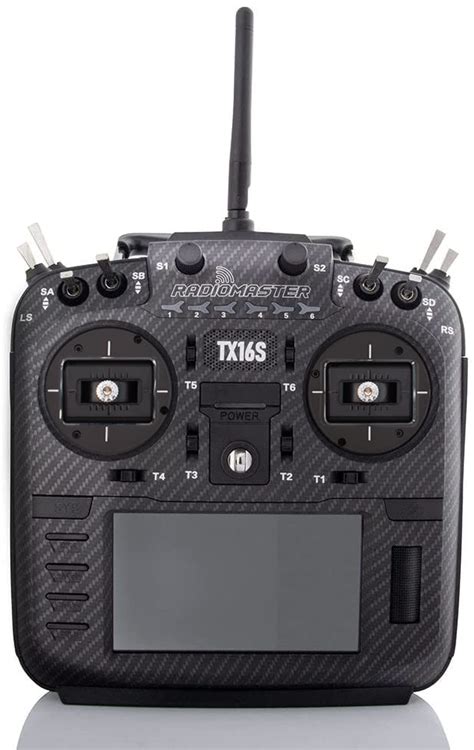 Exclusive Radiomaster Tx16s Mark Ii Hall Gimbal Mode 2 Carbon Black