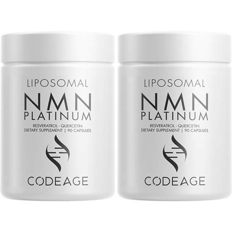 Codeage Liposomal Nmn Resveratrol Quercetin Tmg Nad Supplement