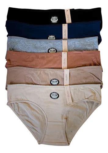Pantaleta Algodon Con Encaje Bikini Paquete Piezas Calidad Mercadolibre