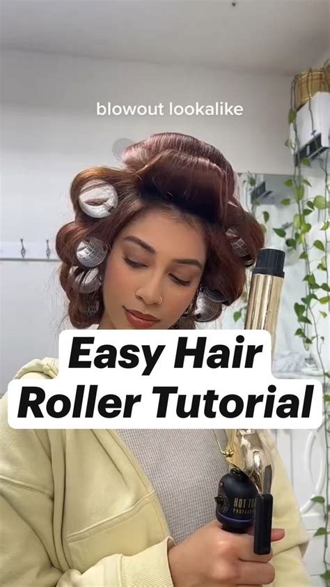 Easy Hair Roller Tutorial | Hair rollers tutorial, Big hair rollers ...