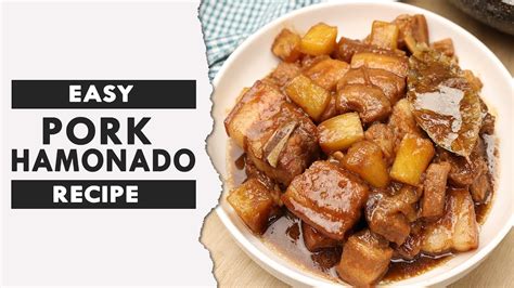 Easy Pork Hamonado Recipe YouTube