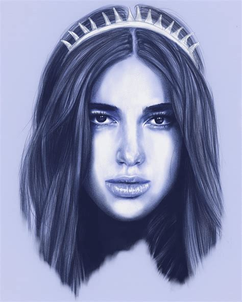 Dua Lipa Attempt Digital 594 420mm R Art