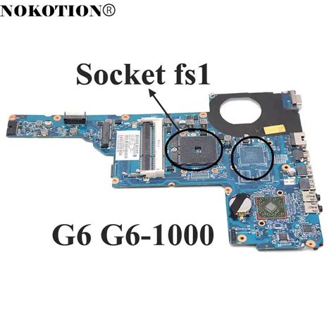 Nokotion Placa Base Para Ordenador Port Til Hp Pavilion G G