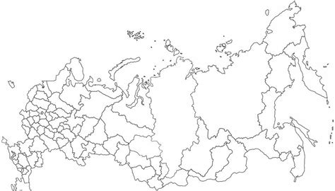 Раскраски России контурная карта (36 шт.) - скачать или распечатать ...