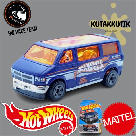 Hot Wheels Dodge Van Biru Lot B 2023 HW Race Team Lazada Indonesia