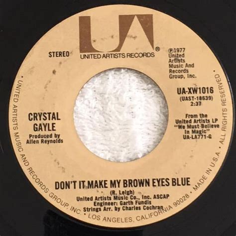 Crystal Gayle - Don't It Make My Brown Eyes Blue (1977, Vinyl) | Discogs