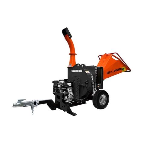 Dk In Hp Gas Powered Kohler Engine Chipper Shredder With