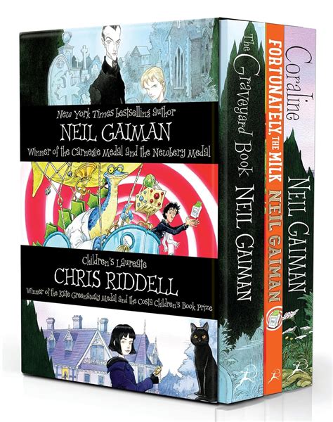 Livro De Neil Gaiman - Neil Gaiman & Chris Riddell Box Set: Neil Gaiman,Illustrated by Chris ...