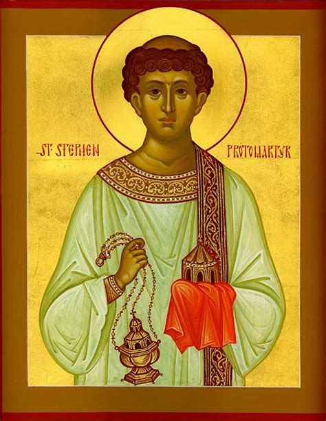 Saint Stephen The First Martyr Saint Stephen Martyrs Saints