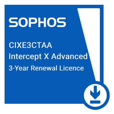 Sophos Central Intercept X Advanced Year Renewal For To Users