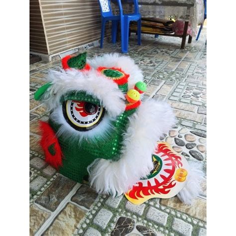 Lion Head Lion Dance Drum Lion Dance Suit Đầu Lân Trống Lân Mặt Nạ ông ...