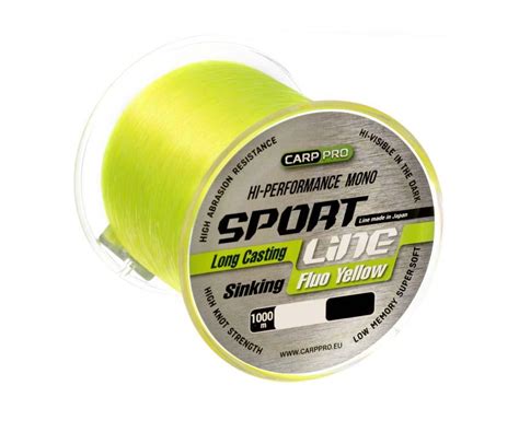 Леска CARP PRO Sport Line Fluo Yellow 1000м / 0.286мм — Купить Недорого ...