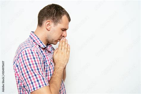 Prayer. Man. Stock Photo | Adobe Stock