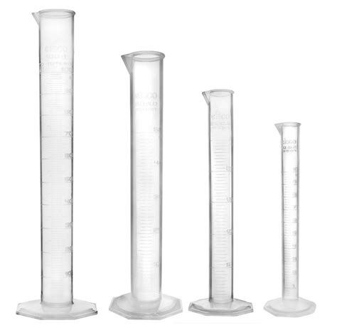 Graduated Cylinder Set Ml Ml Ml Ml Class B Octagonal