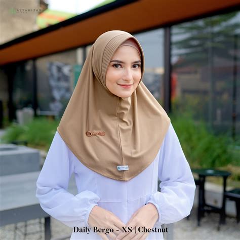 Jual Alya Hijab By Naja Daily Bergo Size Xs Shopee Indonesia