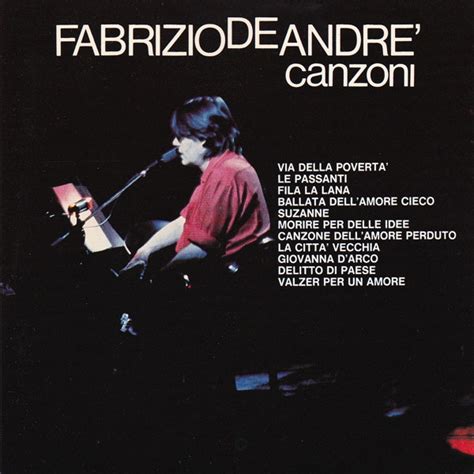 Fabrizio De André - Canzoni (1991, CD) | Discogs