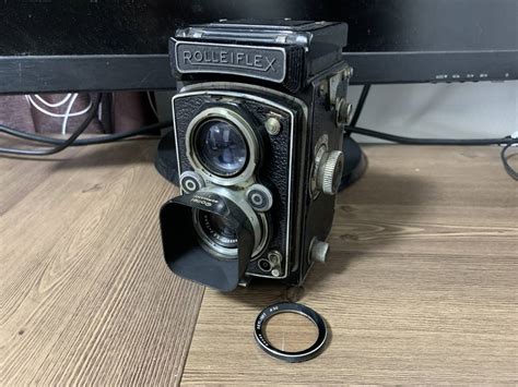 【傷や汚れあり】rolleiflex 75mm 135 Rollei レンズフード フィルター 付 ローライフレックスの落札情報詳細