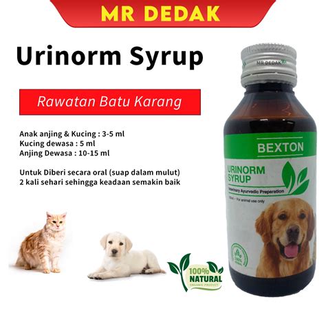 Bexton Urinorm Ubat Batu Karangbuah Pinggang Untuk Kucing And Anjing