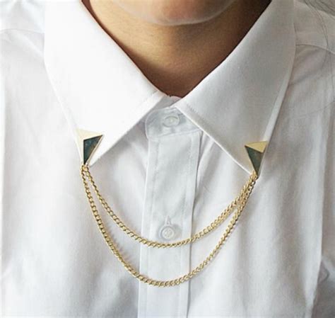 List Pictures Wearing A Chain With A Collar Shirt Superb