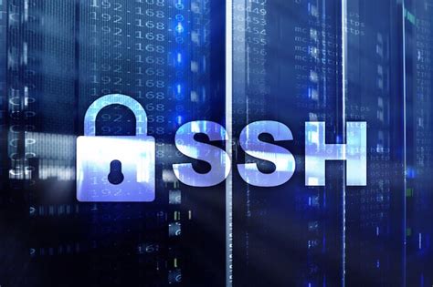 Protocolo y software ssh secure shell protección de datos internet y